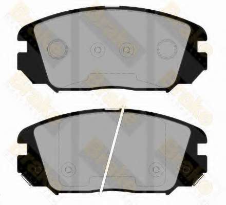 Комплект тормозных колодок, дисковый тормоз