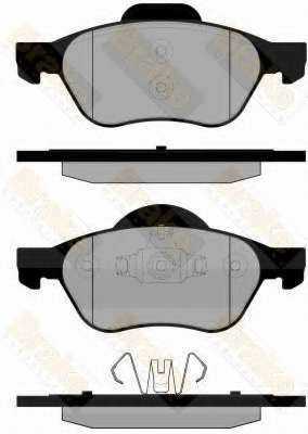 Комплект тормозных колодок, дисковый тормоз