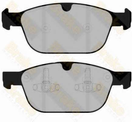 Комплект тормозных колодок, дисковый тормоз