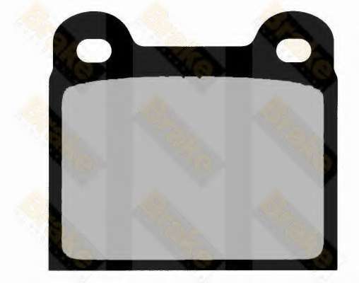 Комплект тормозных колодок, дисковый тормоз