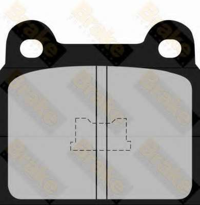 Комплект тормозных колодок, дисковый тормоз