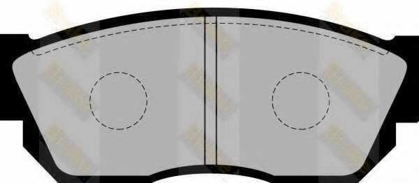 Комплект тормозных колодок, дисковый тормоз