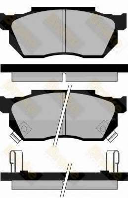 Комплект тормозных колодок, дисковый тормоз