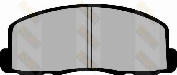 Комплект тормозных колодок, дисковый тормоз