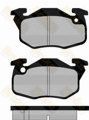 Комплект тормозных колодок, дисковый тормоз