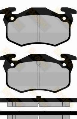Комплект тормозных колодок, дисковый тормоз