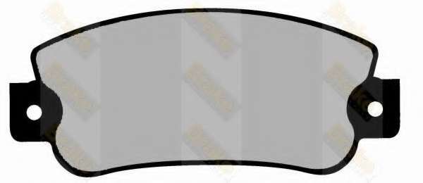 Комплект тормозных колодок, дисковый тормоз