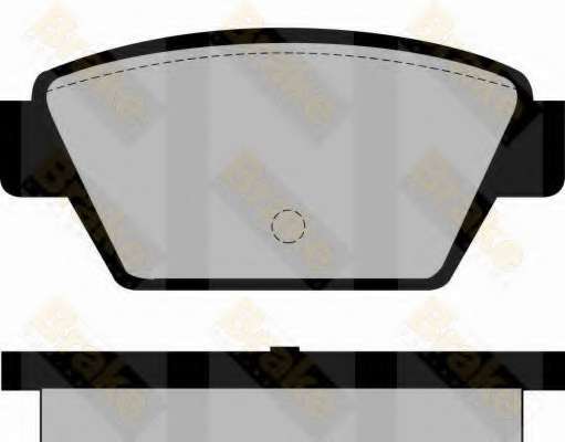 Комплект тормозных колодок, дисковый тормоз