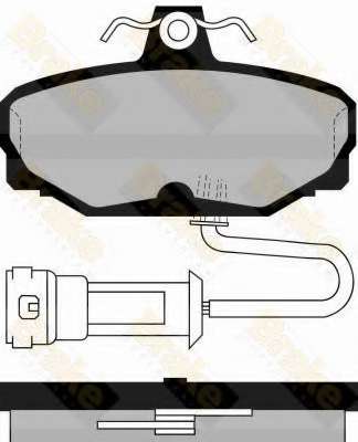 Комплект тормозных колодок, дисковый тормоз