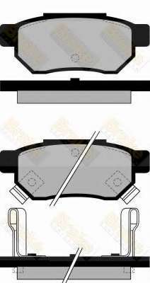 Комплект тормозных колодок, дисковый тормоз