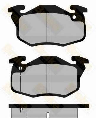 Комплект тормозных колодок, дисковый тормоз