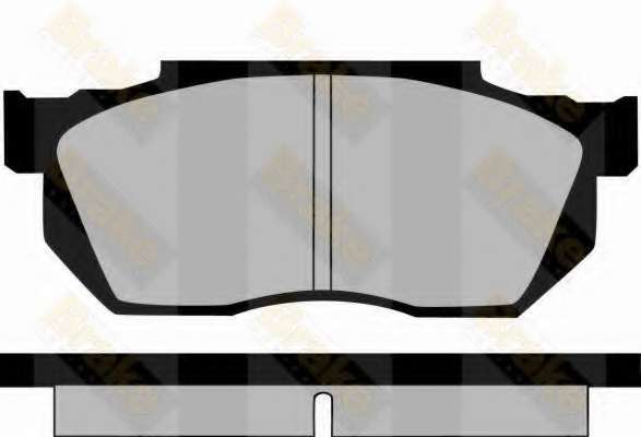 Комплект тормозных колодок, дисковый тормоз