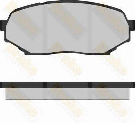 Комплект тормозных колодок, дисковый тормоз