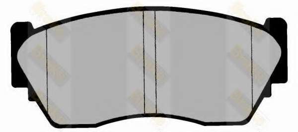 Комплект тормозных колодок, дисковый тормоз