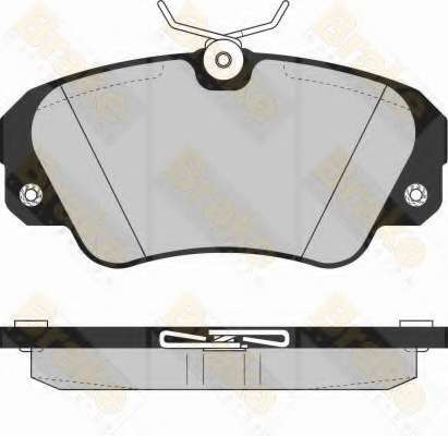 Комплект тормозных колодок, дисковый тормоз