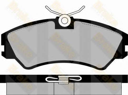 Комплект тормозных колодок, дисковый тормоз