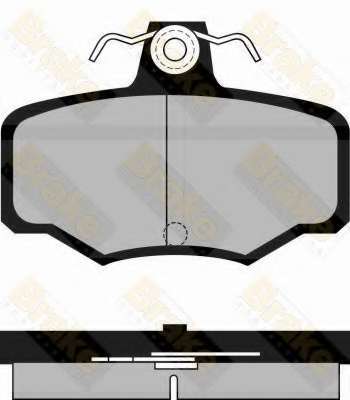 Комплект тормозных колодок, дисковый тормоз