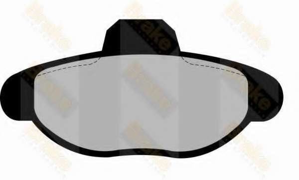 Комплект тормозных колодок, дисковый тормоз