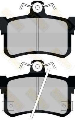 Комплект тормозных колодок, дисковый тормоз