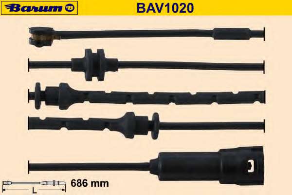 Сигнализатор, износ тормозных колодок