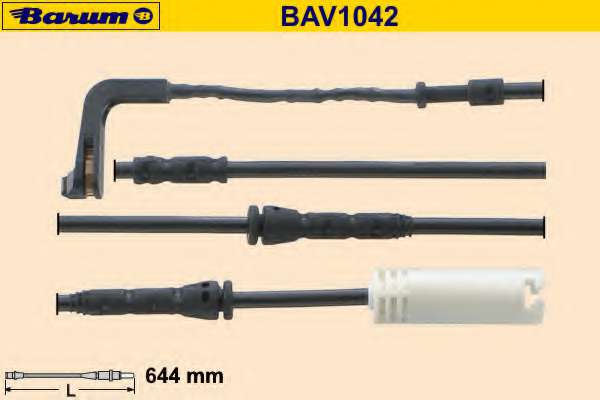 Сигнализатор, износ тормозных колодок