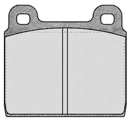 Комплект тормозных колодок, дисковый тормоз