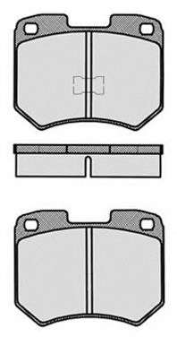Комплект тормозных колодок, дисковый тормоз