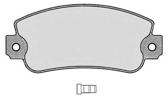 Комплект тормозных колодок