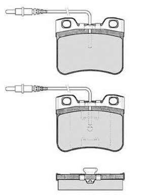 Комплект тормозных колодок, дисковый тормоз