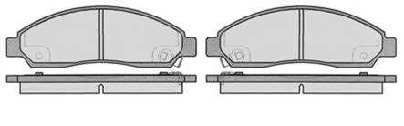 Комплект тормозных колодок, дисковый тормоз
