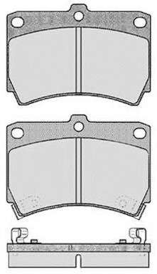 Комплект тормозных колодок, дисковый тормоз
