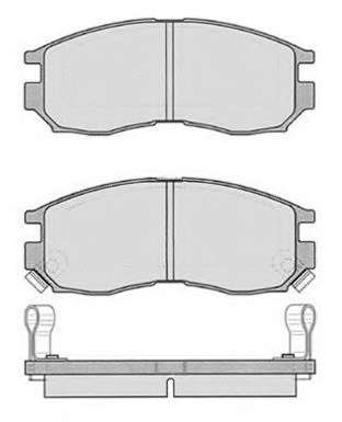 Комплект тормозных колодок, дисковый тормоз