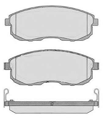 Комплект тормозных колодок, дисковый тормоз