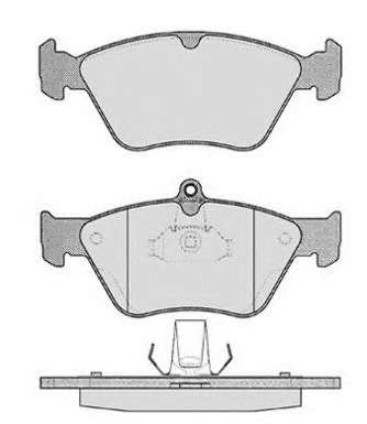 Комплект тормозных колодок, дисковый тормоз
