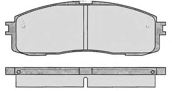 Комплект тормозных колодок, дисковый тормоз