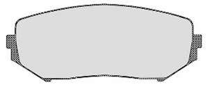 Комплект тормозных колодок, дисковый тормоз