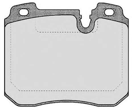 Комплект тормозных колодок, дисковый тормоз