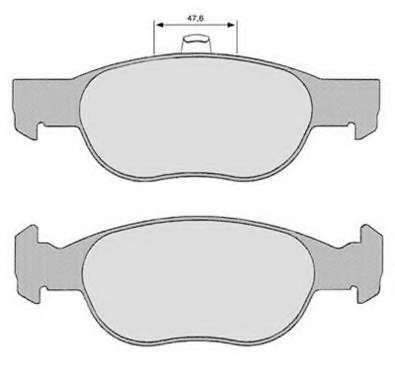 Комплект тормозных колодок, дисковый тормоз