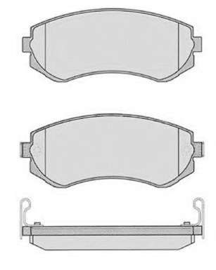 Комплект тормозных колодок, дисковый тормоз