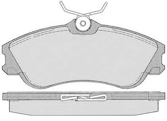 Комплект тормозных колодок, дисковый тормоз