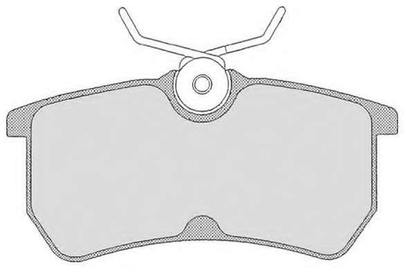Комплект тормозных колодок, дисковый тормоз