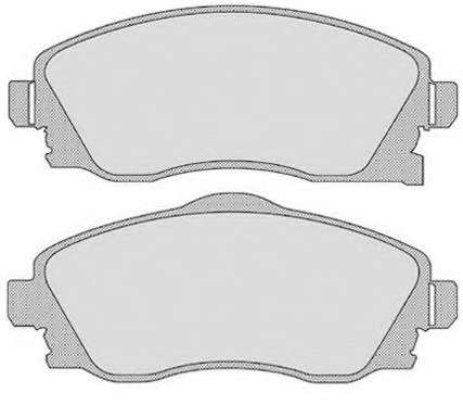 Комплект тормозных колодок, дисковый тормоз