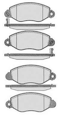 Комплект тормозных колодок, дисковый тормоз
