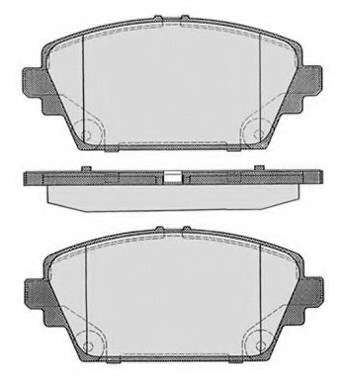 Комплект тормозных колодок, дисковый тормоз