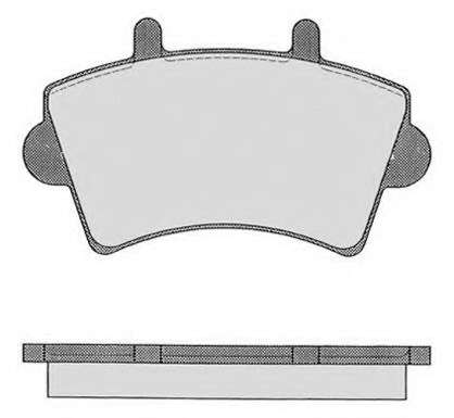 Комплект тормозных колодок, дисковый тормоз