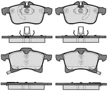 Комплект тормозных колодок, дисковый тормоз