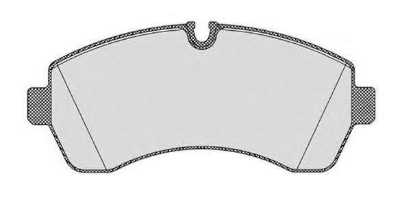 Комплект тормозных колодок, дисковый тормоз