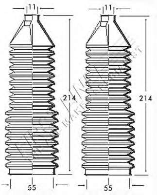 Пыльник, рулевое управление