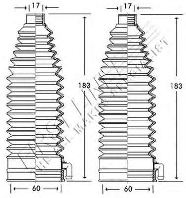 Пыльник, рулевое управление