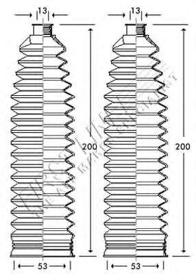 Пыльник, рулевое управление